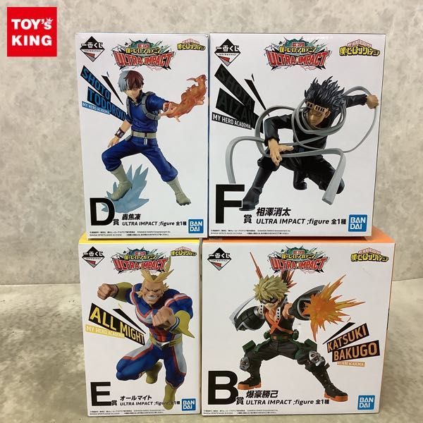1円〜 未開封 一番くじ B賞 爆豪 勝己ULTRA IMPACT ;figure D賞 轟 焦凍ULTRA IMPACT ;figure 他