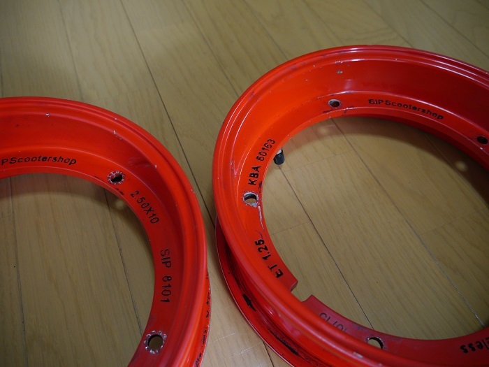 SIP PX LMLスターデラックス チューブレスホイール セットの入札履歴