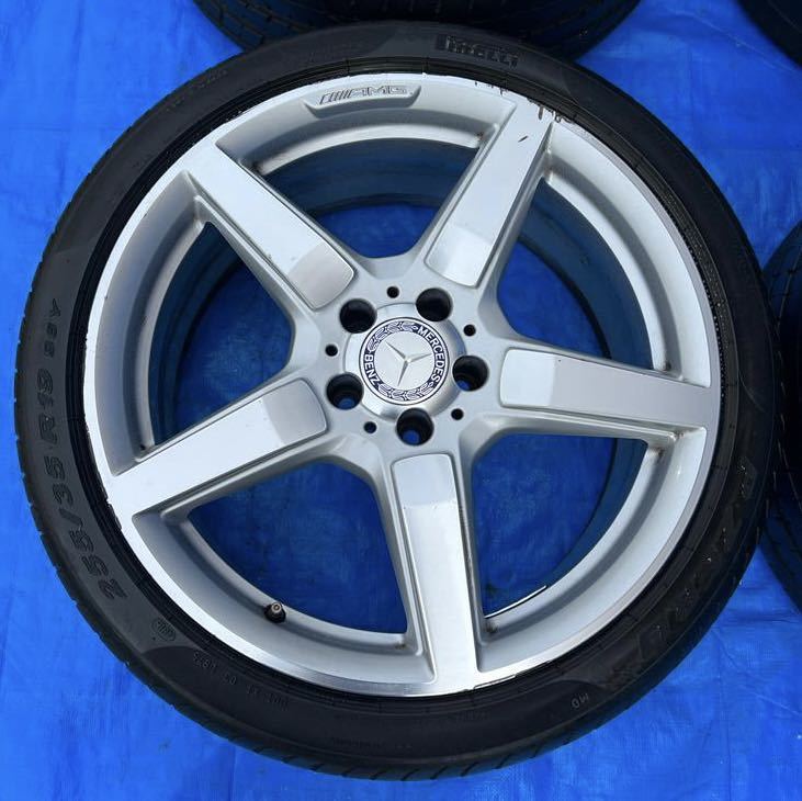 メルセデスベンツ AMG 純正19インチ タイヤホイール4本セット メルセデスベンツ AMG 純正19インチ タイヤホイール4本セット