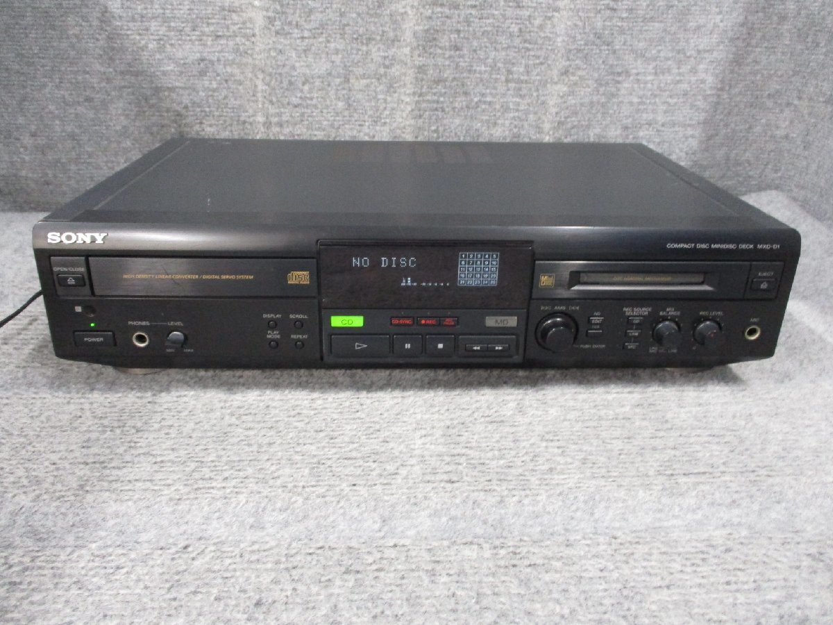 SONY MXD-D1 CDデッキ CDプレーヤー MDデッキ メンテナンス済 【公式通販】