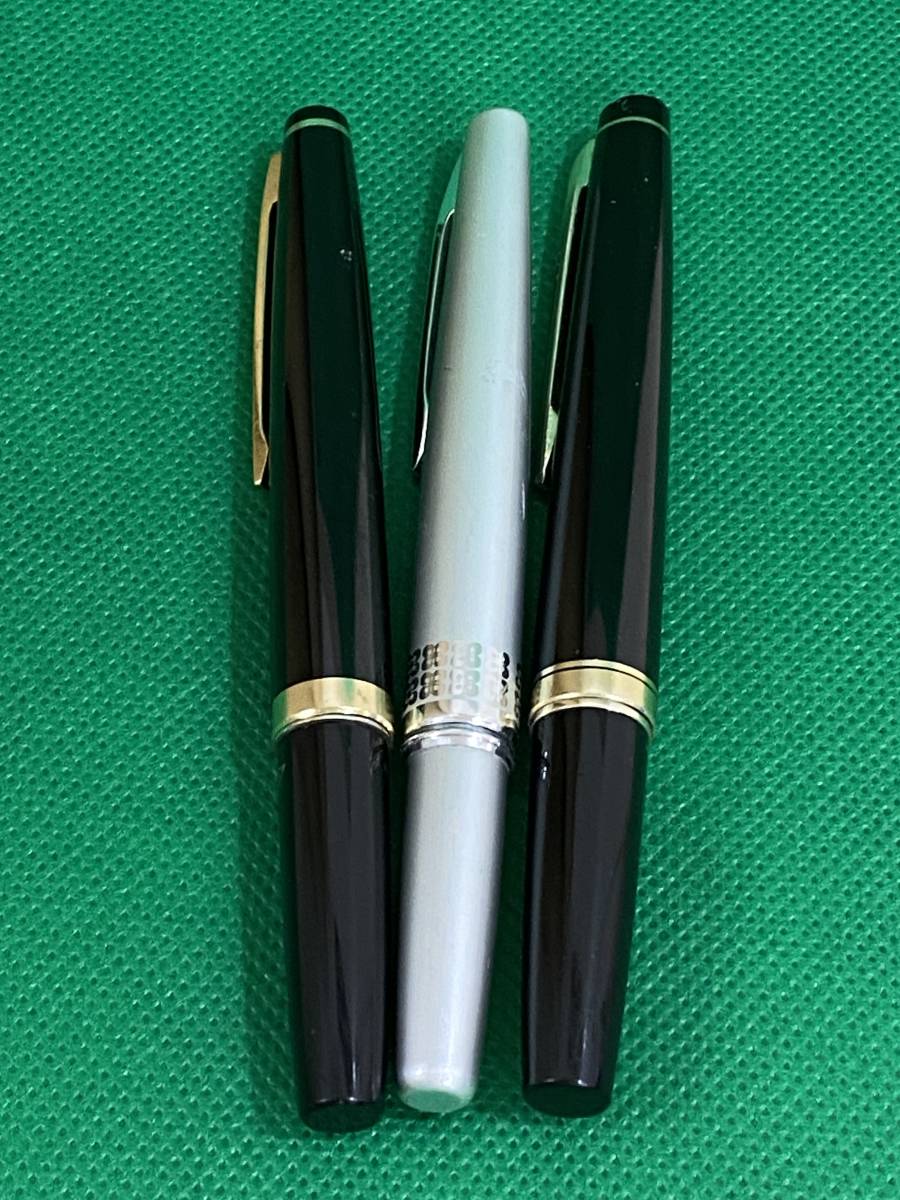 No.11。18kペン先3本セット 黒 （パーカー PARKER ソネット SONNET  