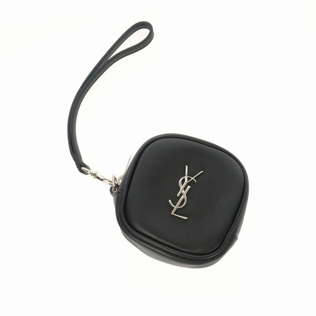 サンローラン パリ SAINT LAURENT PARIS YSL ロゴ レザー ミニポーチ