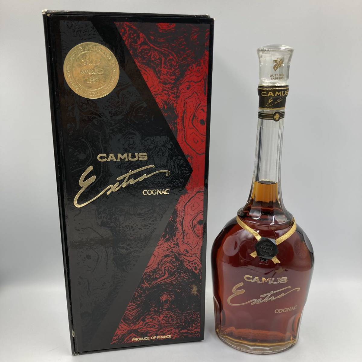 X1257 ⁄ 7.20 OM-B37☆未開栓 カミュ エクストラ コニャック☆容量