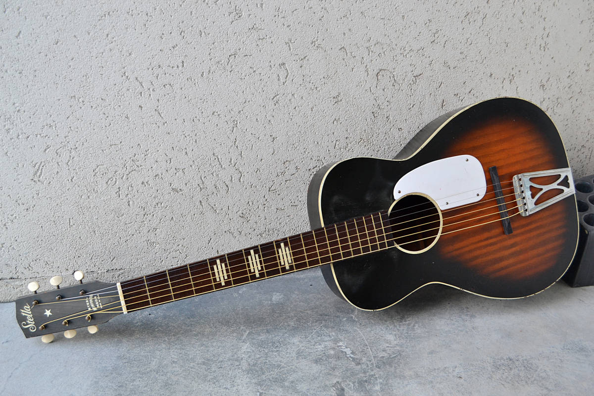 1960s stella harmony ヴィンテージブルースギター （検 kay