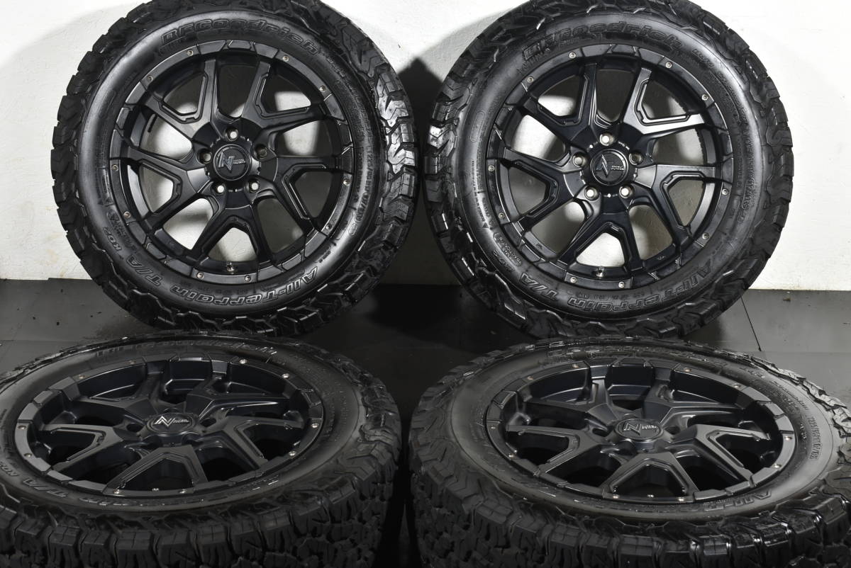 ☆NITRO POWER DERINGER 17インチ☆PCD114.3 7J +42☆BFグッドリッチ オールテレーン KO2☆225/65R17☆RAV4 エクストレイル デリカ☆
