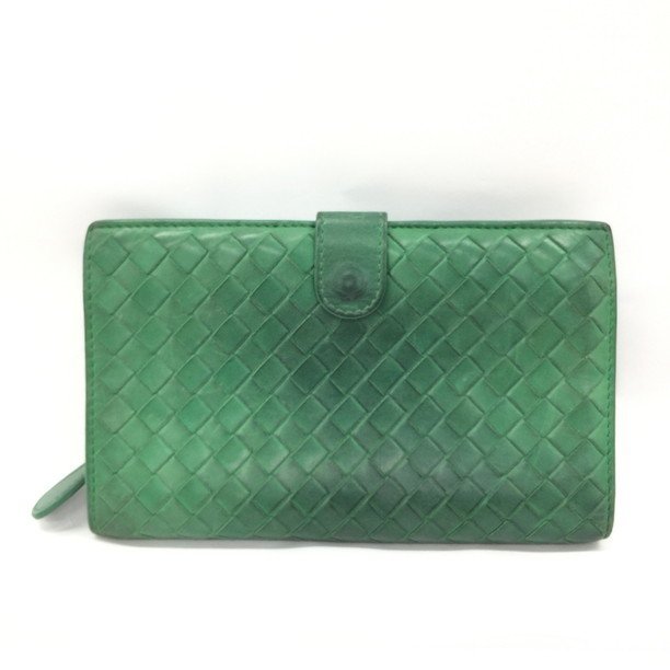 【BGAS2016】BOTTEGA VENETA ボッテガヴェネタ 財布 緑 BD2524505T