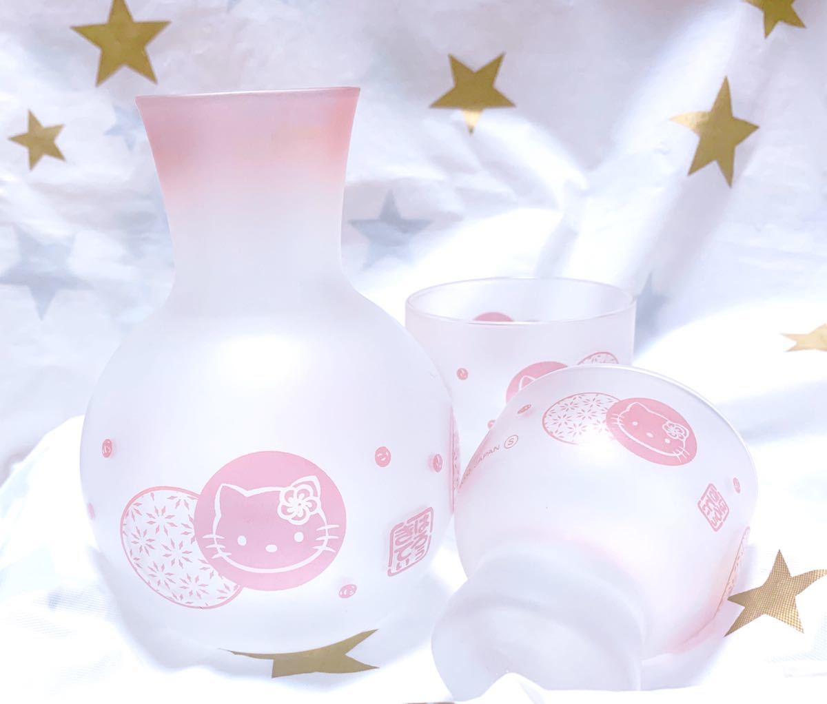 ハローキティ 冷酒 陶磁器 徳利 セット お猪口 サンリオ キティちゃん