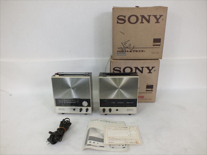 ♪ SONY ソニー 8F-38 STA-38 FM/AMオーディオセット 取扱説明書有り 元