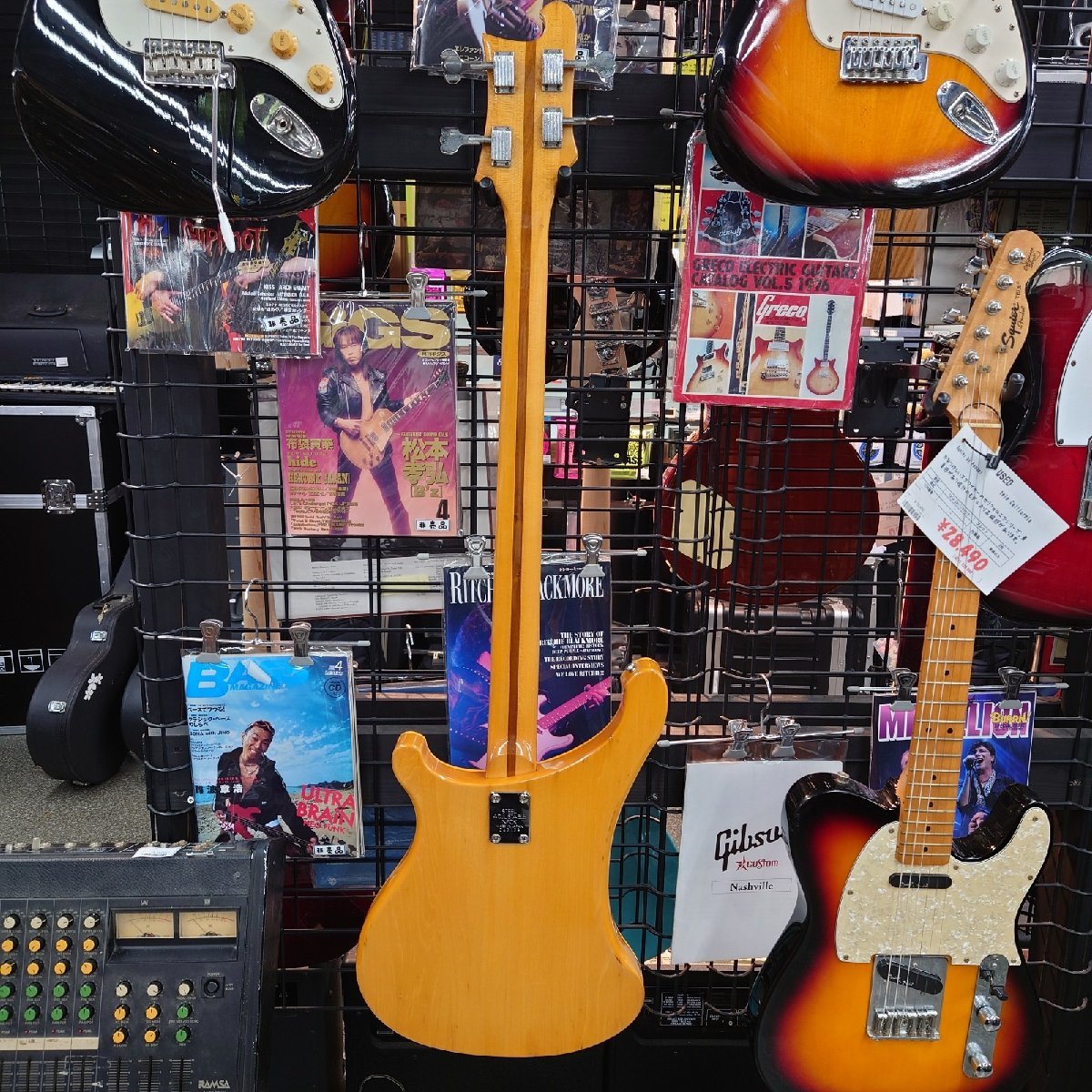 美品FANTOM RB-500 リッケンバッカータイプ エレキベース