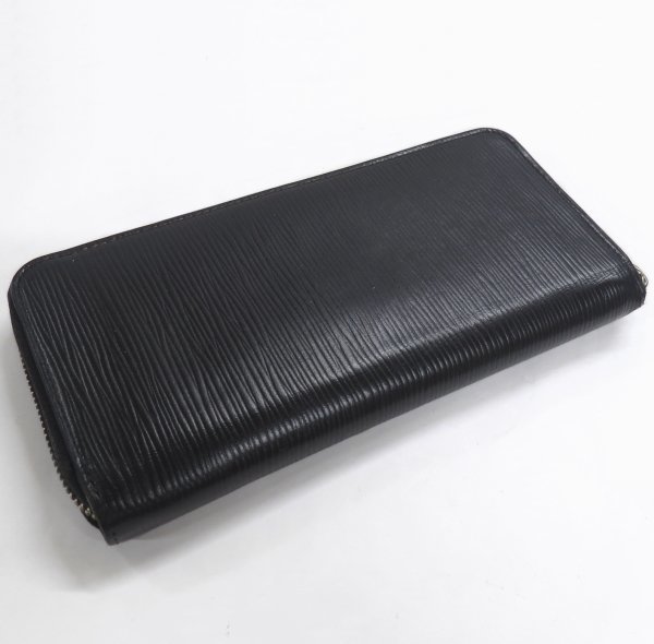 美品 ルイヴィトン エピ ジッピーウォレットヴェルティカル ブラック 黒 長財布 ルイヴィトン エピ ジッピーウォレット ヴェルティカル 黒 ブラック