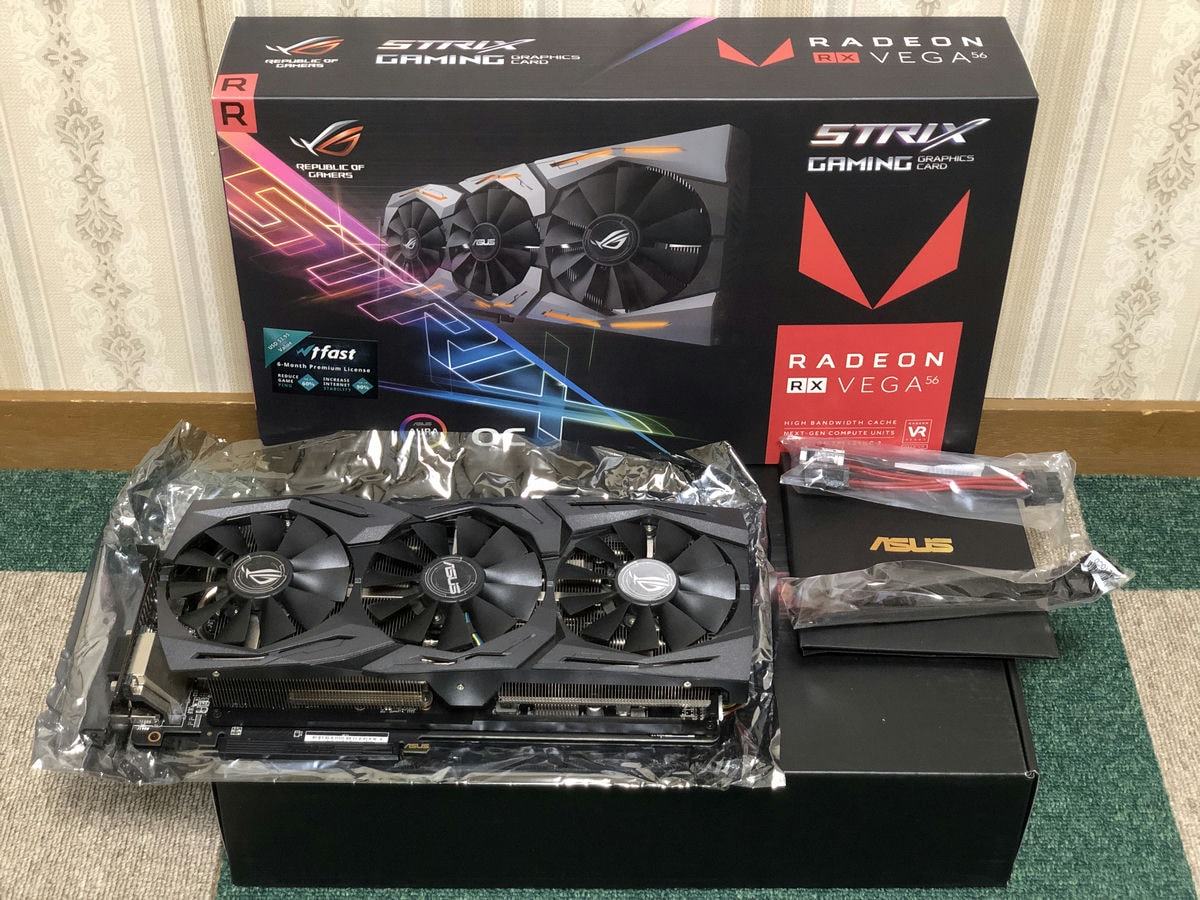ASUS ROG-STRIX-RX VEGA56-O8G-GAMING 【公式通販】