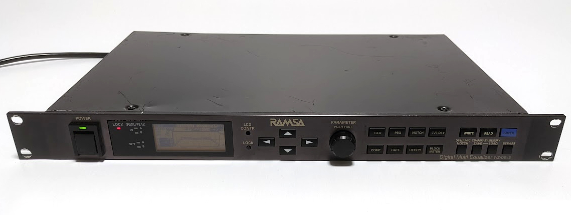 RAMSA ラムサ WZ-DE45 デジタル マルチ イコライザー Digital Multi Equalizer パラメトリック 〈管理番号:K230725〉