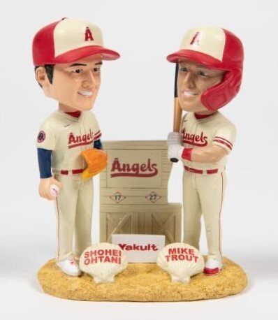 大谷翔平 ボブルヘッド ＆マイク・トラウト エンゼルス マイク 
