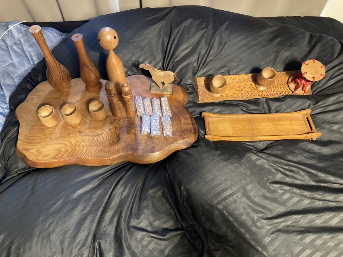 屋久杉テーブル ミニテーブル セット売り レア 希少 屋久杉 まとめ売り