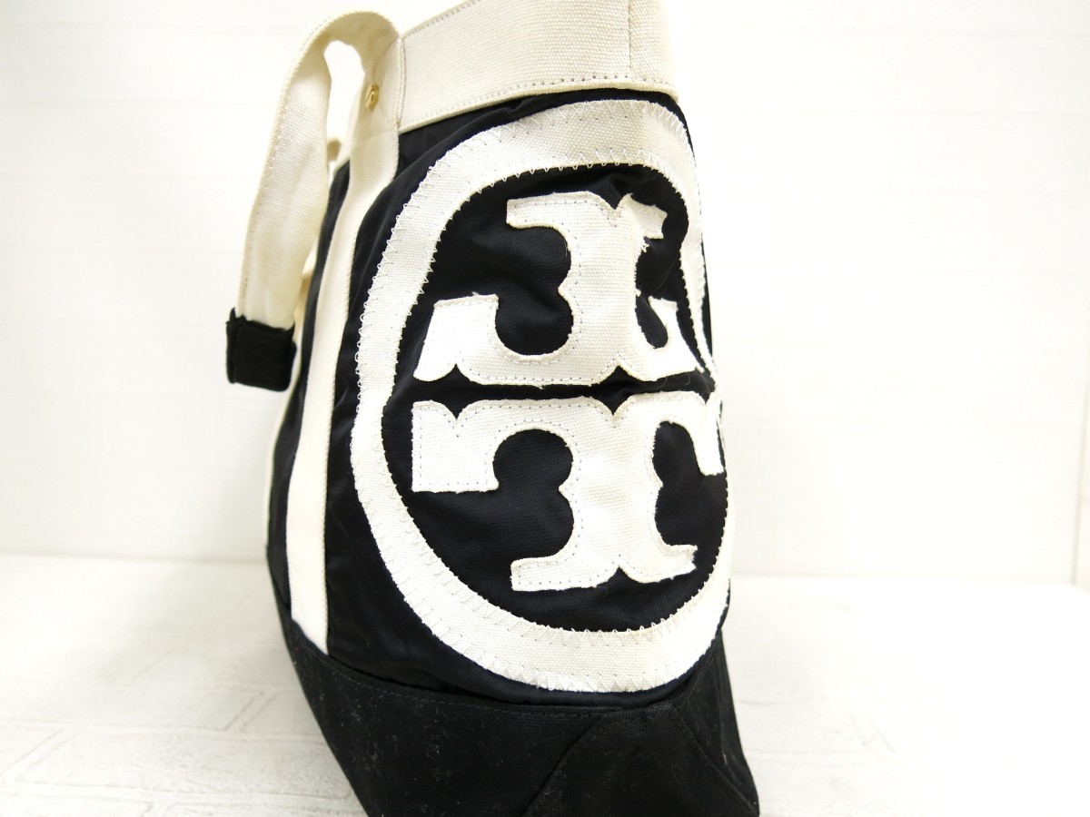 TORY BURCH トリーバーチ◇ナイロン キャンバス◇トート バッグ