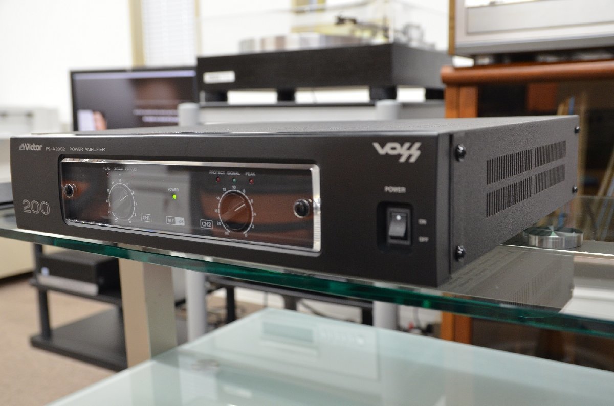 victor JVC PS-A2002 2チャンネルパワーアンプ（200W＋200W） 動作品