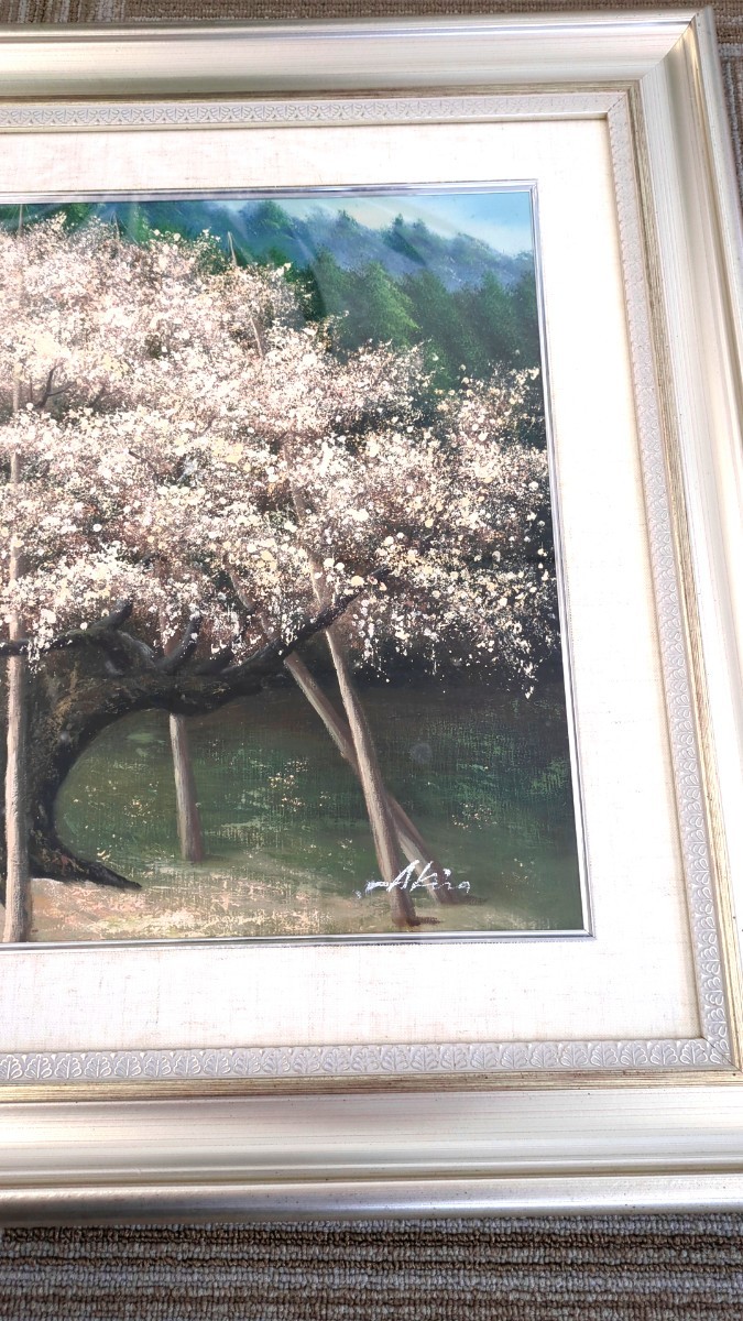 西田 彰「根尾淡墨桜」油絵 絵画 6号サイズ 【公式通販】