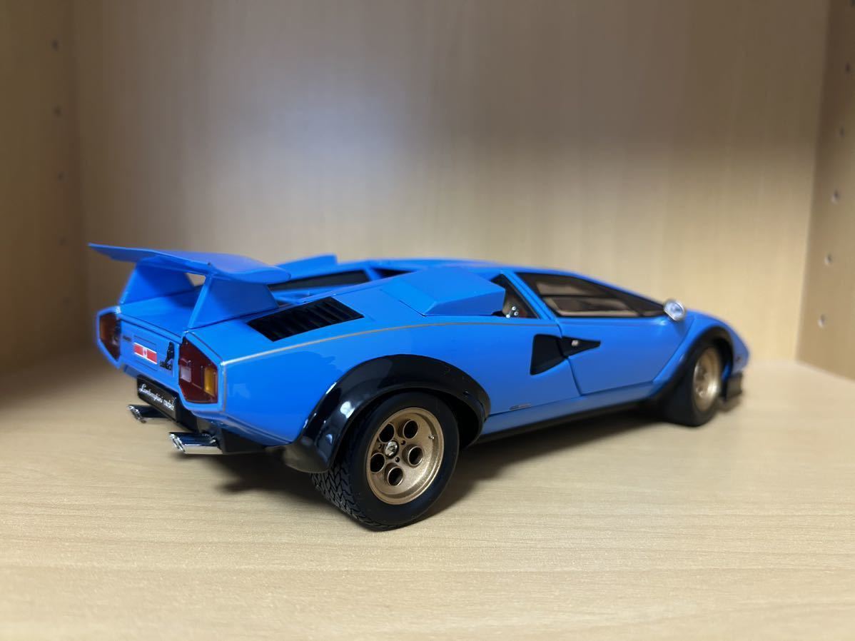 京商 1/18 ランボルギーニカウンタック LP500S ブルー ウォルター