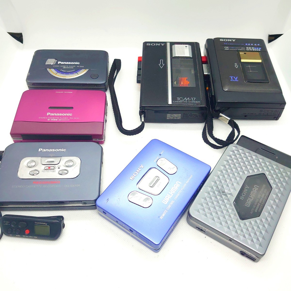 未確認7点】 SONY WM-EX655 他 Portable cassette Player WALKMAN