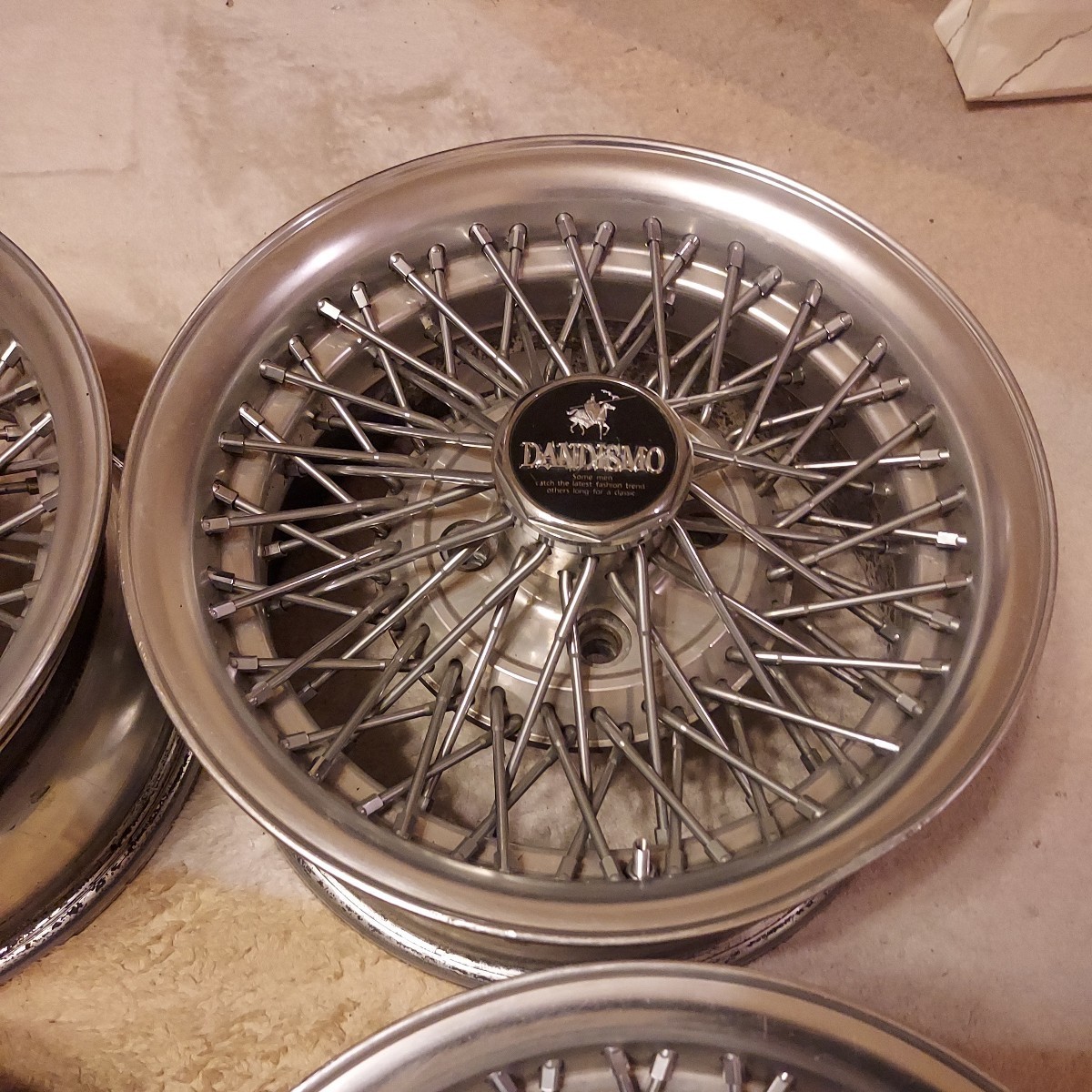 当時物 DANDISMO ダンディズモ ワイヤーホイール 15インチ 6.5J +18 