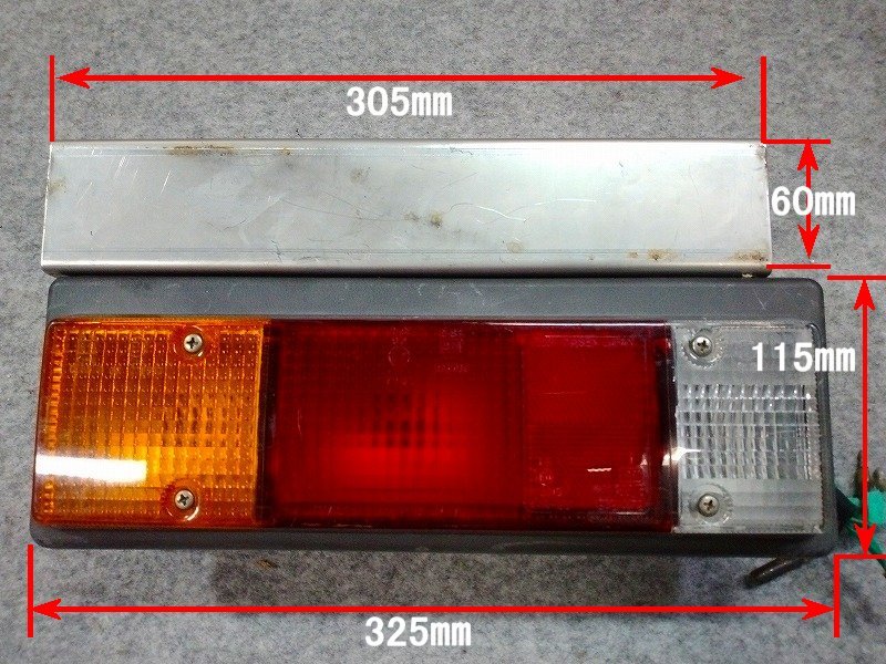 デコトラ キャンター テール 吊り下げ 角テール 小型 ステー 2トン 軽