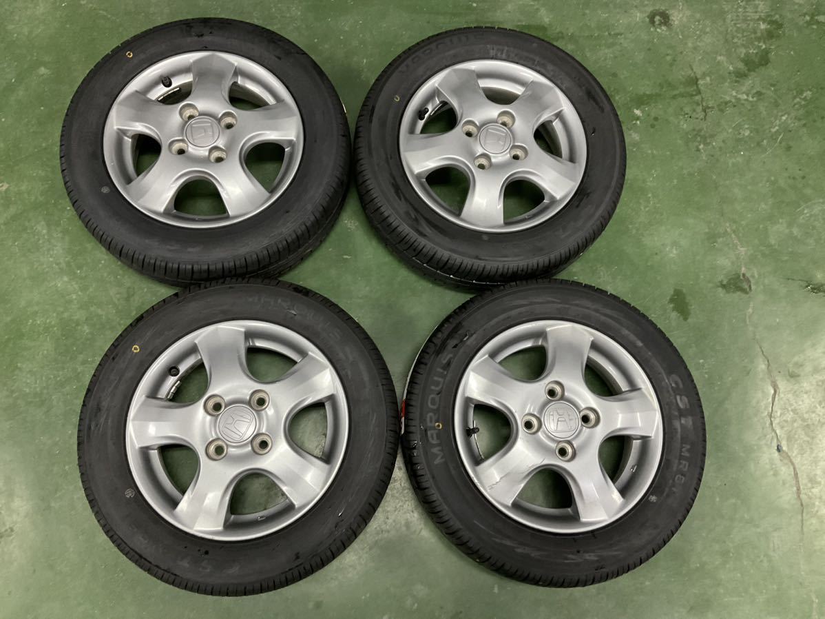 ホンダ純正　ライフ　ザッツ　バモス　13インチ　タイヤホイール　155/65R13 新品タイヤ　2022年式