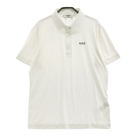 A.P.C.GOLF アーペーセーゴルフ 半袖ポロシャツ ホワイト系 サイズ表記