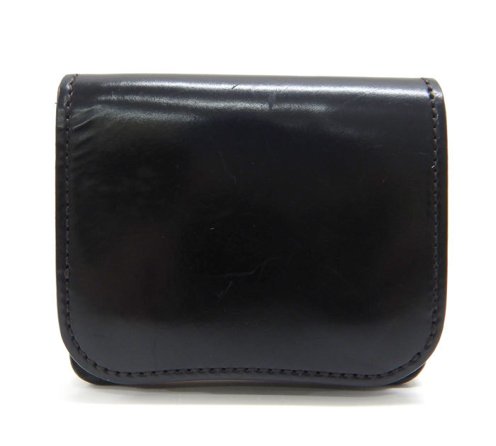 WILDSWANS ワイルドスワンズ シェルコードバンレザー二つ折り財布