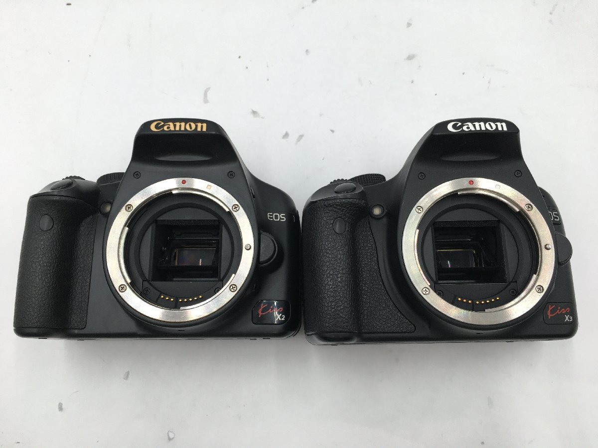 Canon キヤノン EOS Kiss X2 X3 デジタル一眼レフカメラボディ 2点 
