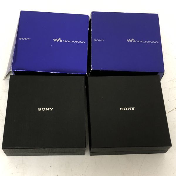 箱付き SONY ウォークマン NW-A608 シルバー/NW-A605 ブルー 2点まとめて 通電確認済み AA0531小1574/0726
