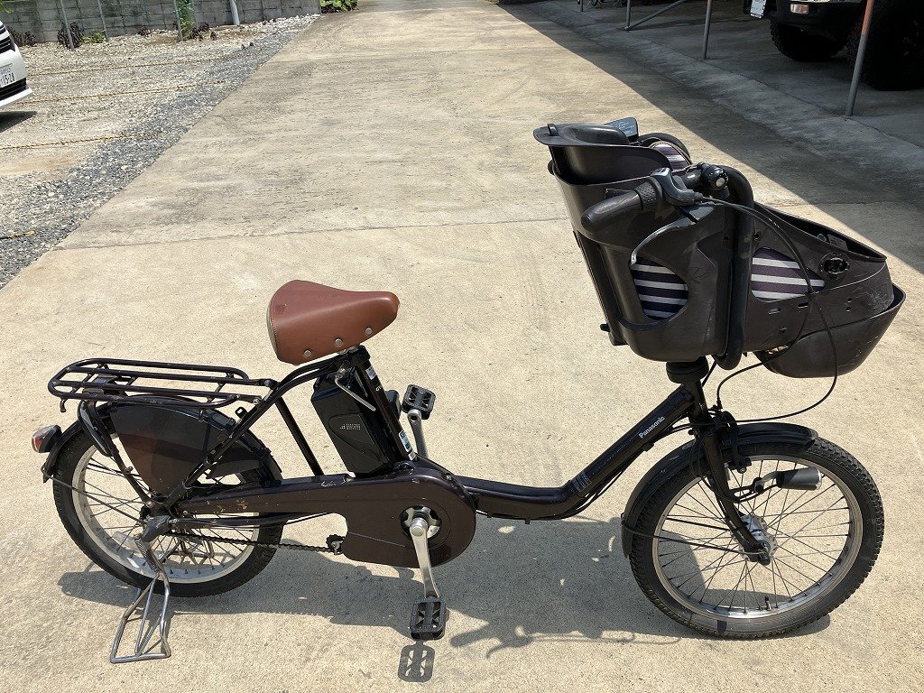 中古電動アシスト自転車 1円売切り！パナソニック N6 NR-FZ120D-SS
