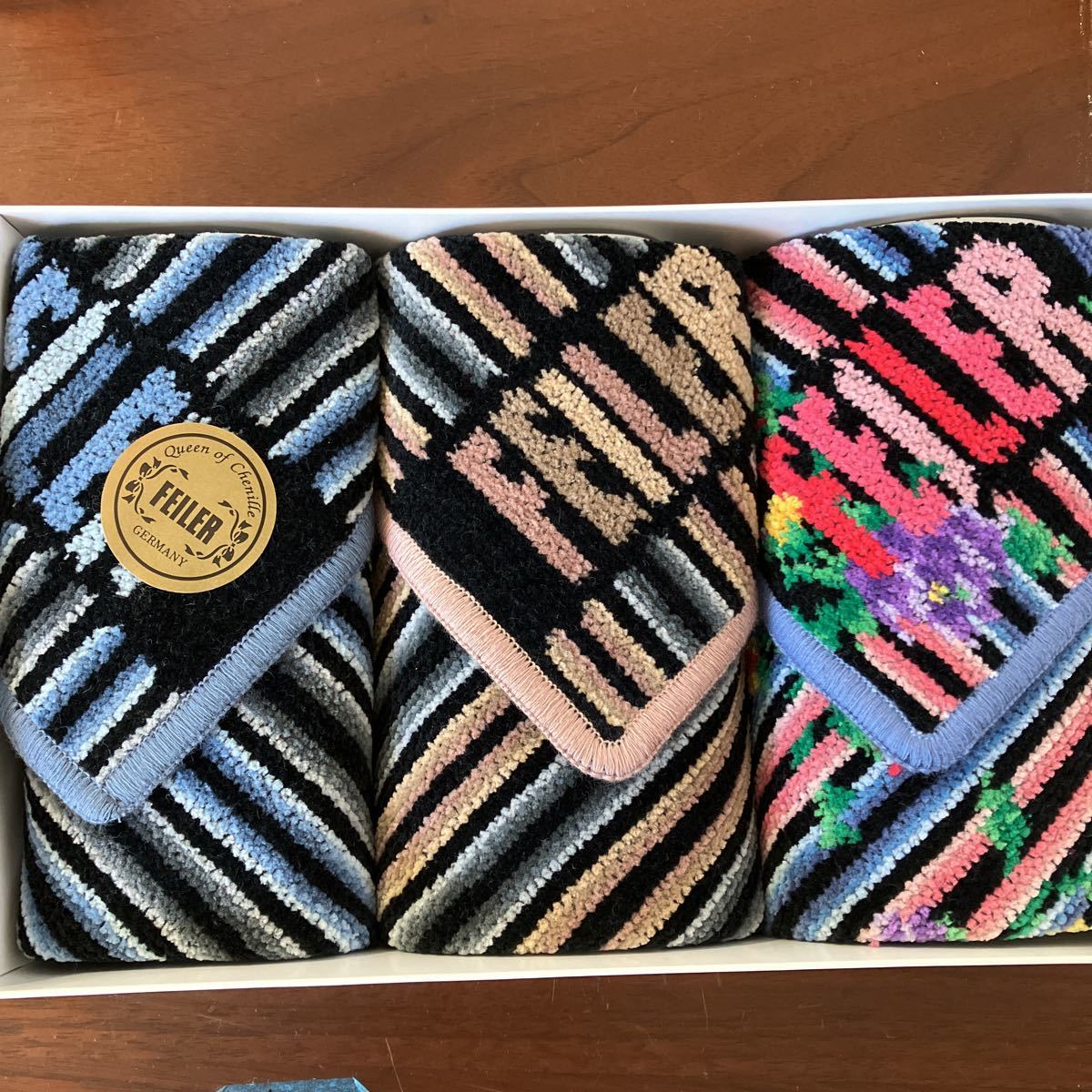 フェイラー　タオルハンカチ　3枚セット