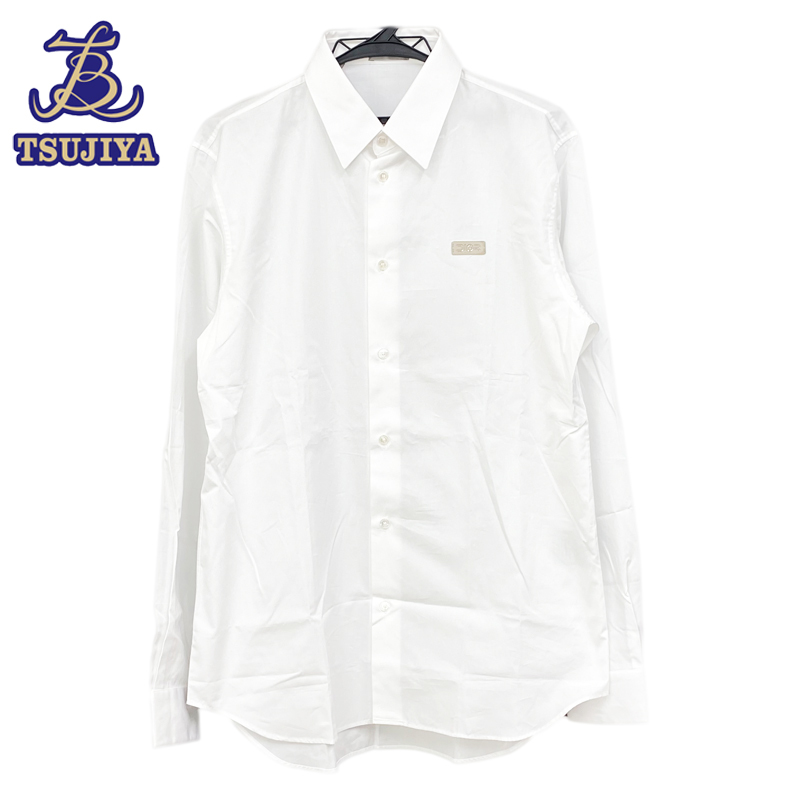 Dior ディオール　メンズシャツ　ホワイト　長袖　#40　中古AB【辻屋質店A2192】