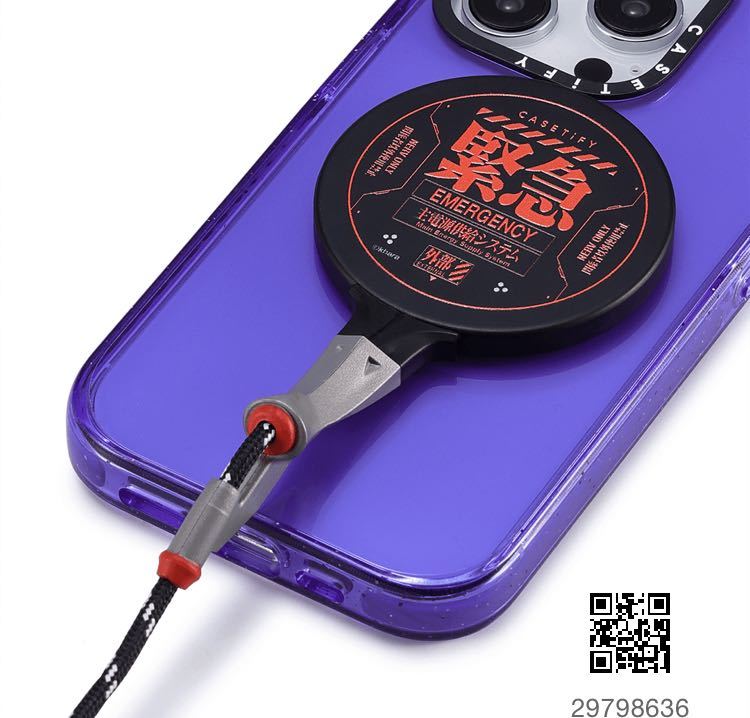 CASETiFY エヴァ アンビリカルケーブル マグネット式ワイヤレス充電器 CASETiFY EVANGELION ケースティファイ エヴァンゲリオン アンビリカル