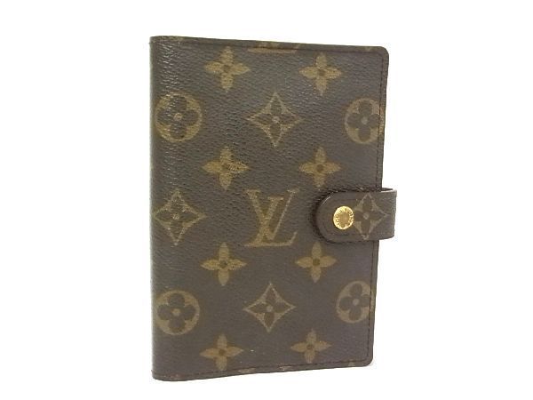 1円 LOUIS VUITTON ルイヴィトン R20005 モノグラム アジェンダPM 6穴
