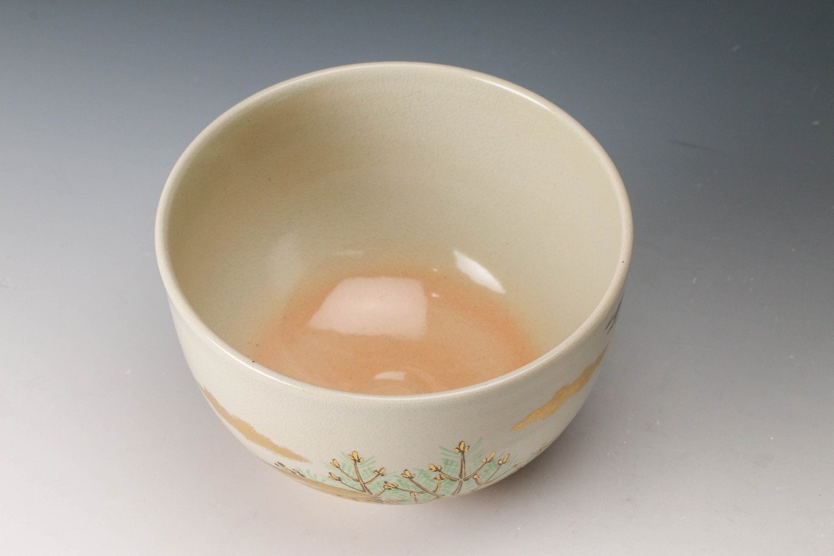 工芸品 高橋道八 共箱 在銘 -高橋道八(茶碗 )の中古品・