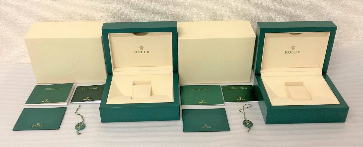 ROLEX ロレックス 時計ケースGMTマスター 付属品セット ①純正 ROLEX ロレックス 時計ケース 2点セット コスモグラフ デイトナ