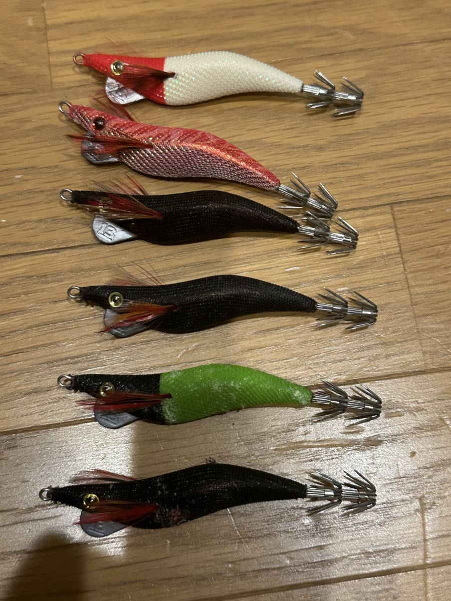 ブリーデン エギマル2.5号 新品4個 使用品2個 フィッシング 海水