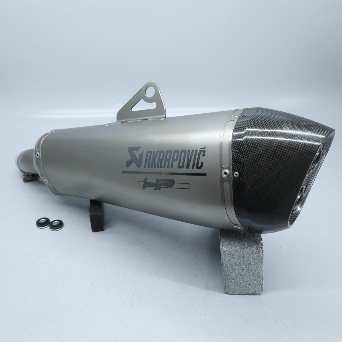 BMW F700GS 外し 純正オプション AKRAPOVIC アクラポビッチ スリップオンマフラー サイレンサー 7711-8567781 230719BD0104 ⁄ BMW GS ADVENTURE 0 F800GS