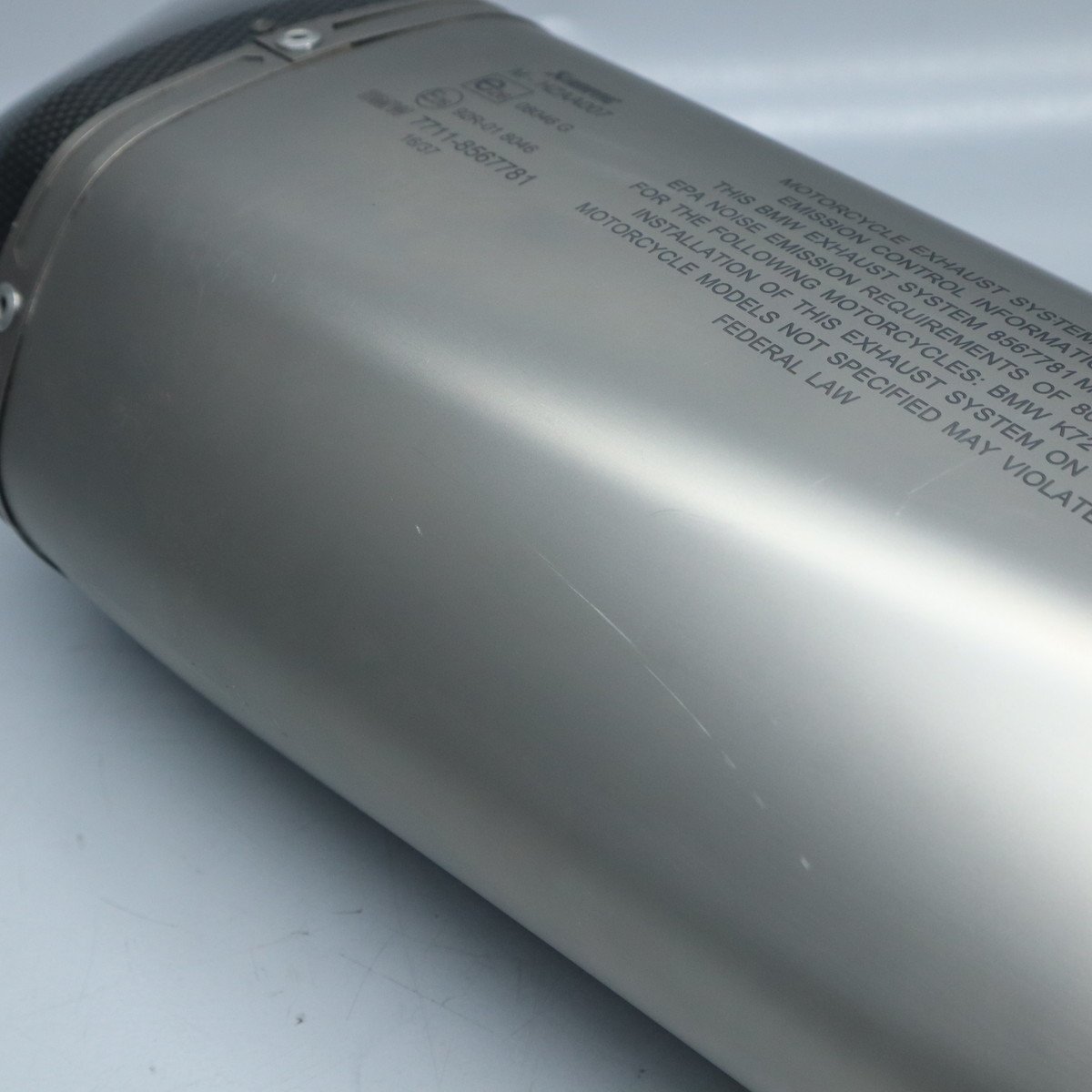 BMW F700GS 外し 純正オプション AKRAPOVIC アクラポビッチ スリップオンマフラー サイレンサー 7711-8567781 230719BD0104 ⁄ BMW GS ADVENTURE 0 F800GS