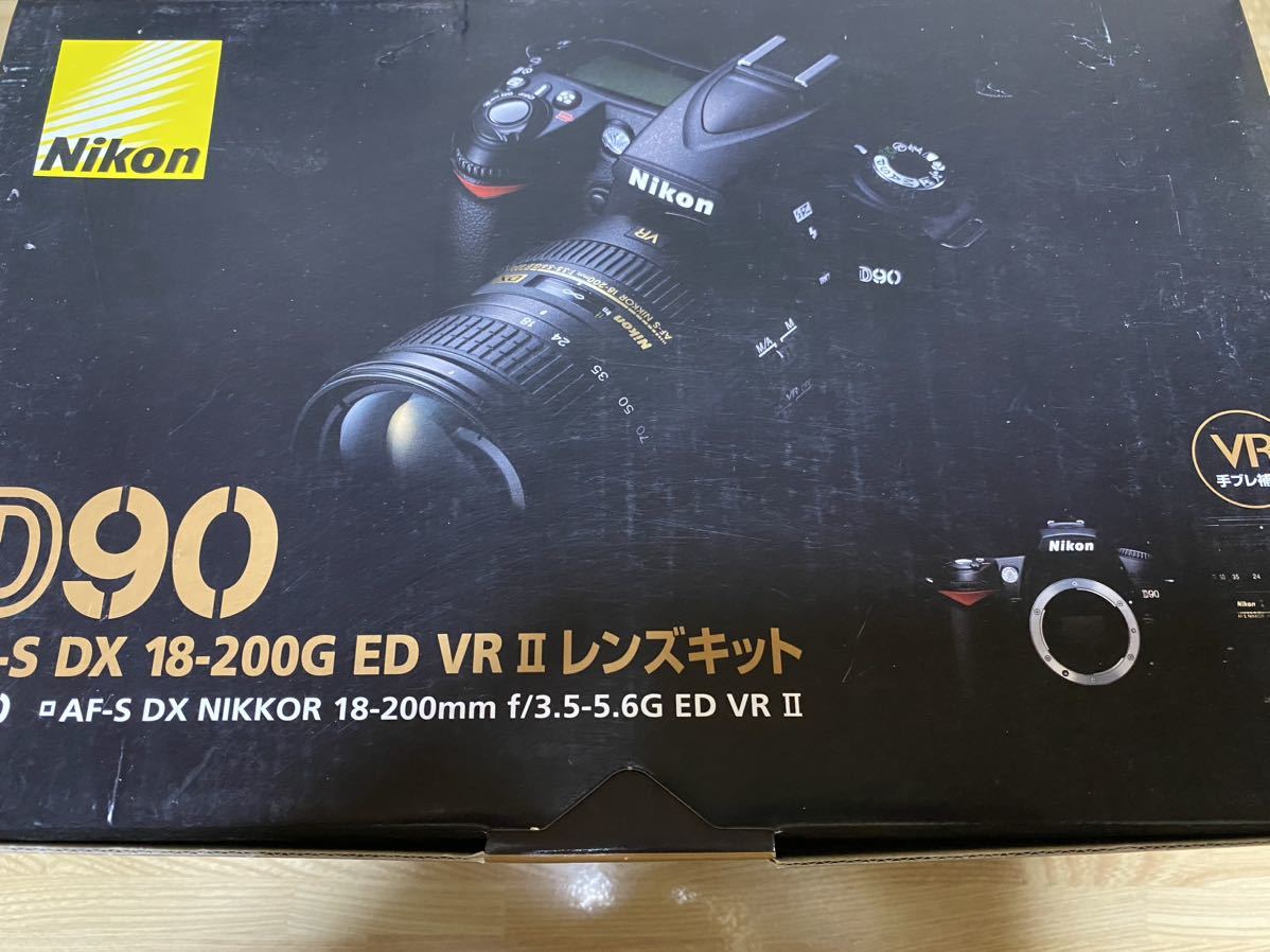 1円スタート ジャンク品 ニコン（Nikon）D90 レンズ付き（18-200mm 