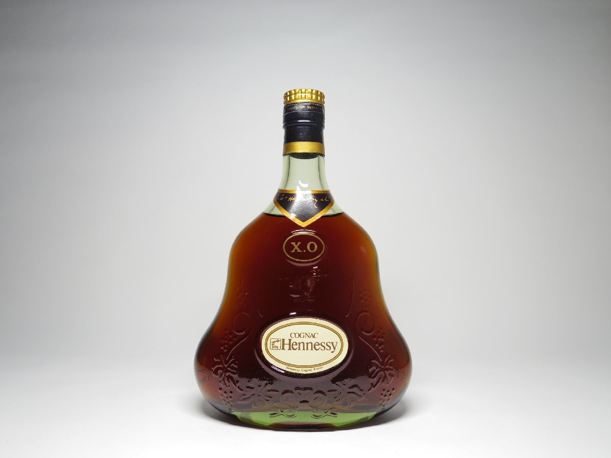 開】Hennessy ヘネシー X.O COGNAC コニャック 金キャップ グリーン