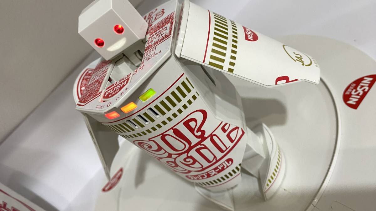 日清 カップヌードル 40周年記念 初代 ロボタイマー - メルカリ