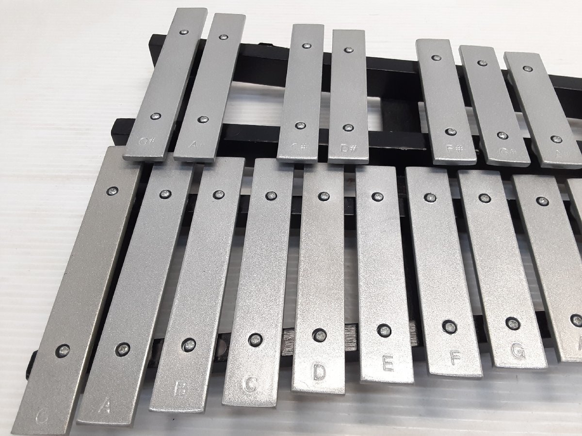 グロッケン　練習用　マレット付き　ケース付き グロッケン 練習用 マレット付き ケース付き 楽天市場】鉄琴 卓上 30音