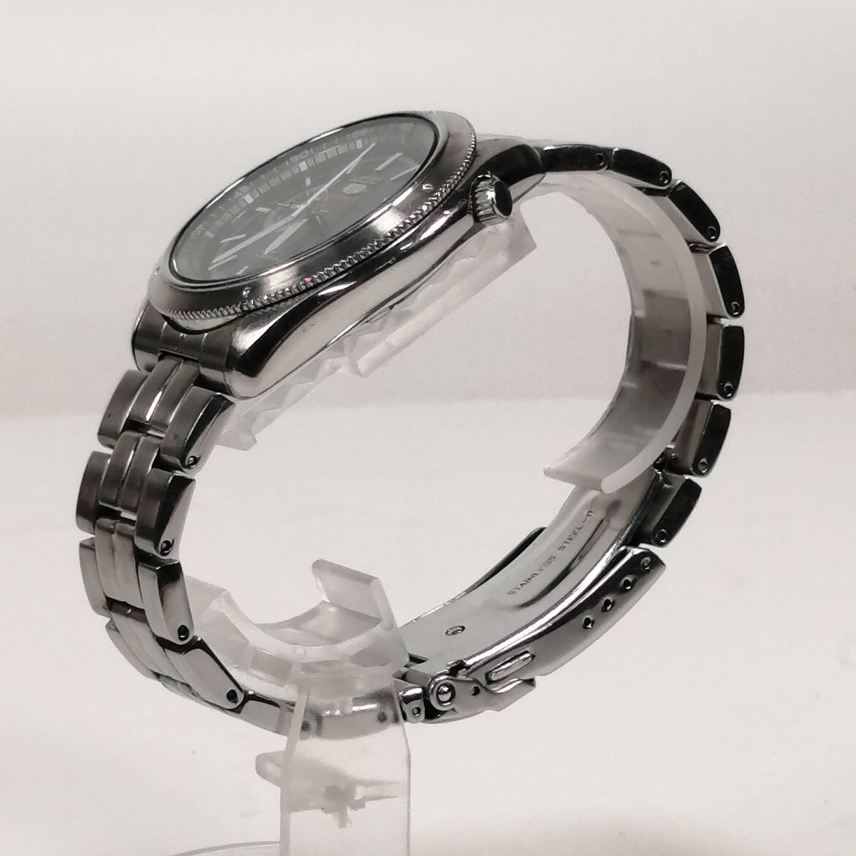 稼働品 SEIKO セイコー 5 SPORTS 腕時計 AT 自動巻き 4R37-00G0 裏スケ 
