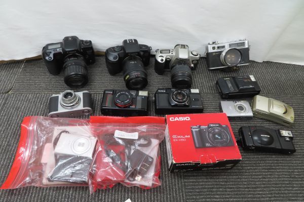 5059/ht/07.21 同梱不可 カメラ まとめて14点セット フィルム デジタル