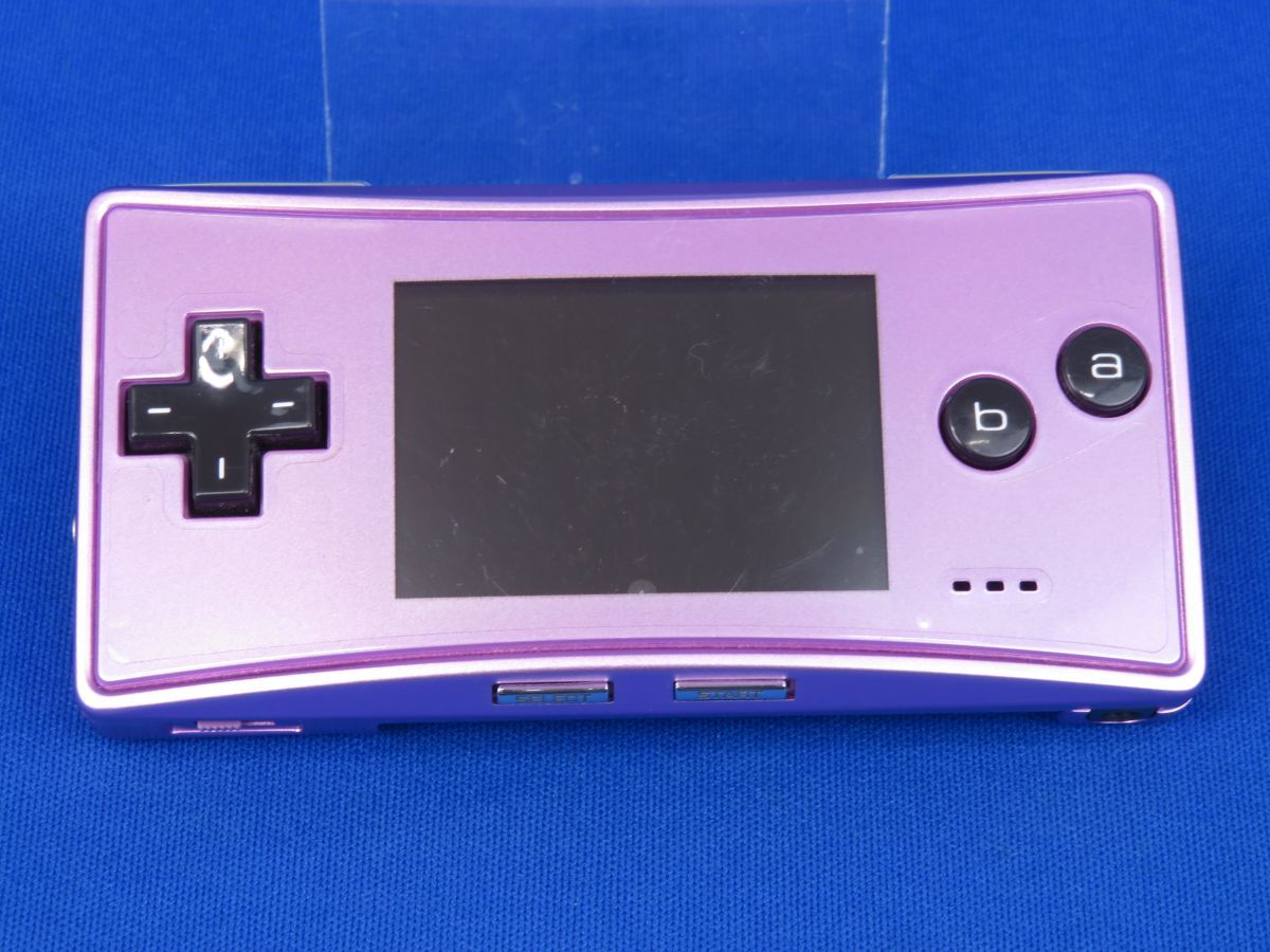外K6407 GB GAME BOY micro ゲームボーイ ミクロ パープル 本体&AC 