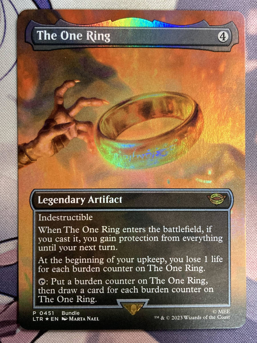 MTG 一つの指輪 ボーダーレス英語版FOIL 一つの指輪 The One Ring 英語