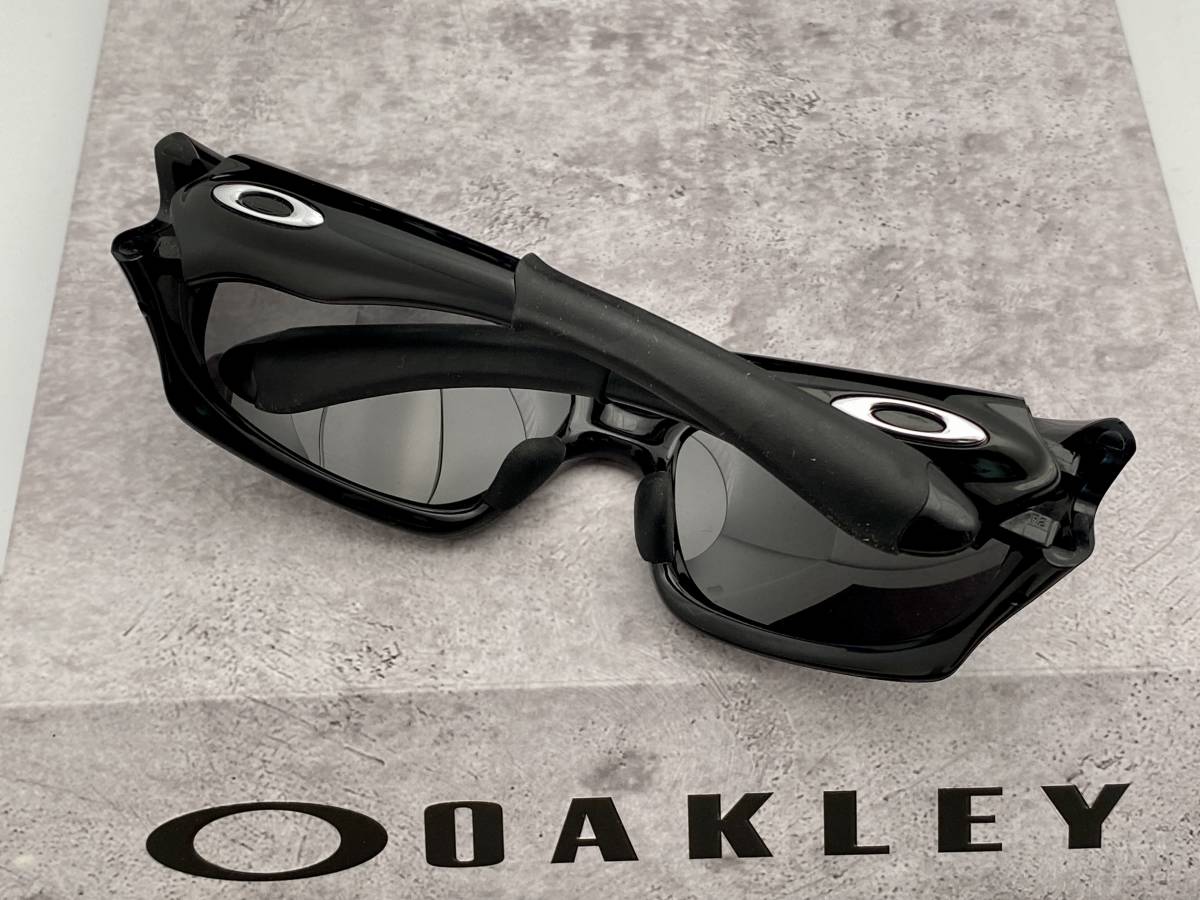 偏光レンズ☆OAKLEYオークリーPITBULLピットブル Polished Black/黒 