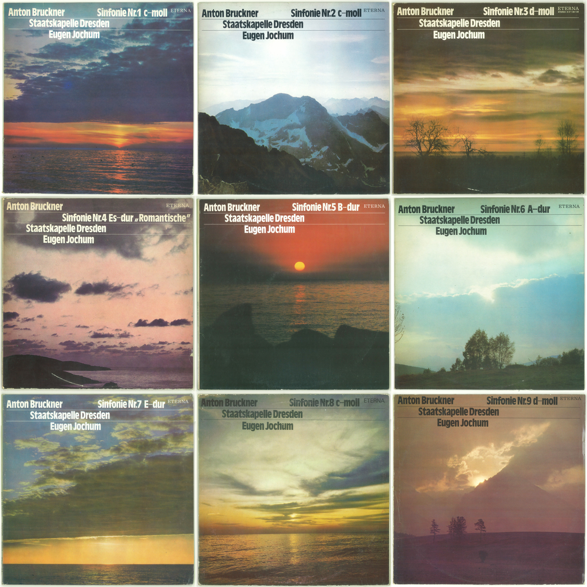 東独Eterna 完全初出セット　ブルックナー 交響曲全集　ヨッフム　ドレスデン 東独Eterna 完全初出セット ブルックナー「交響曲全集」 ヨッフム